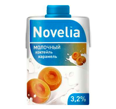 Молочный коктейль "Novelia" Карамель 