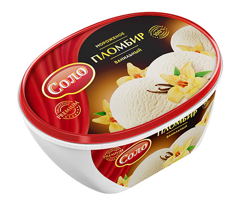 Мороженое "Соло" Пломбир  ванильный