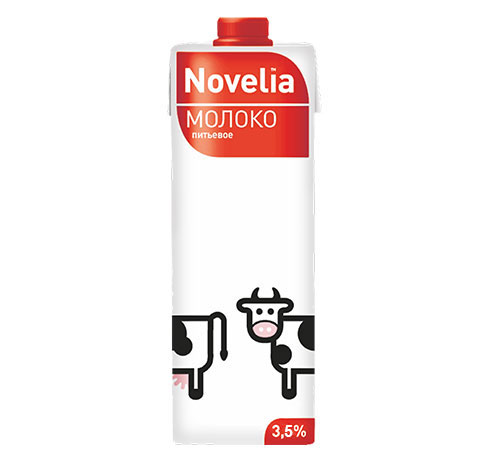 Молоко "Novelia" ультрапастеризованное 3,5% 