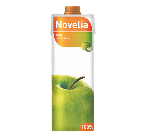 Сок "Novelia" Яблочный 100%  