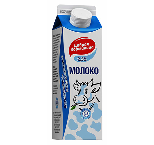Молоко 2,5% "Добрая кормилица"