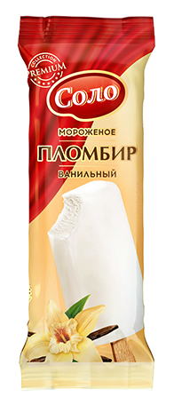 Мороженое "Соло" Пломбир ванильный 