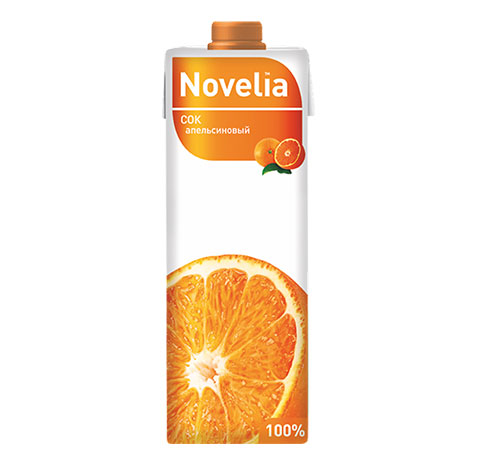 Сок "Novelia" Апельсиновый 100% 